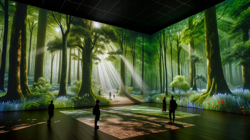 Jüngste unternehmensnachrichten über Wie können Ausstellungsräume sich von statischen Displayboards befreien und ein immersives digitales Erlebnis schaffen, das Realität mischt?