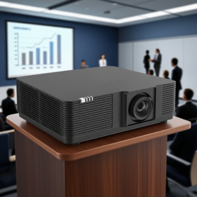 Flyin 5500 Lumen DLP Laser Projektor WUXGA hochauflösende 4K Active 3D Präsentation 0,8 DMD Chip für präzise Bildgebung manuelle Fokus Linsenwechsel für ein flexibles Projektionserlebnis