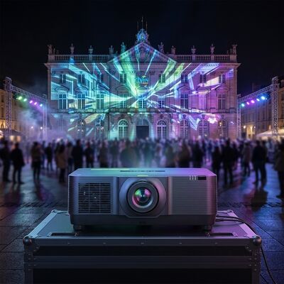 Laser 3LCD 20000 lm 1920*1200 Outdoor-Projektor für große Veranstaltungsorte, kompatibel mit 3D-Mapping