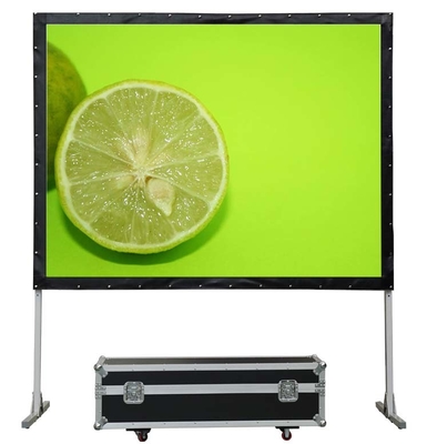 Schnelles faltendes weiches Gewebe FCC ROHS Front And Rear Projector Screen