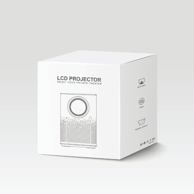 100 ANSI Lumens Lift Bracket 4k Mini Projektor für Heimkino im Freien