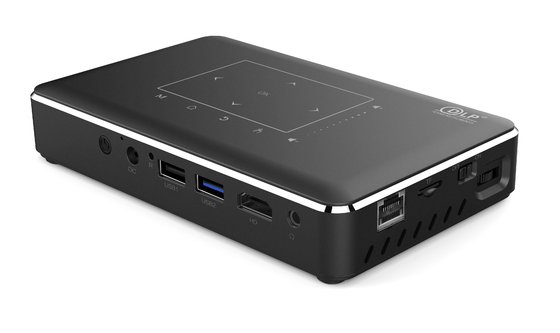 Flyin P10-II Hot Sale Custom Logo Mini 3D 4K 150 Lumens DLP 9000mAh Android 9.0 Projektor