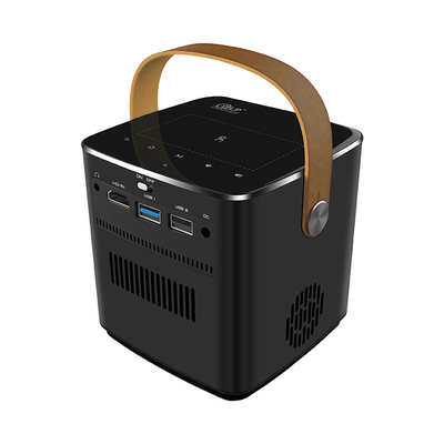 Flyin P12 1080P Max 4K Mini Projektor 9000mAh Batterie Außenvideo 400 ANSI Lumens Android 9 2GB/16GB DLP Link 3D Projektor