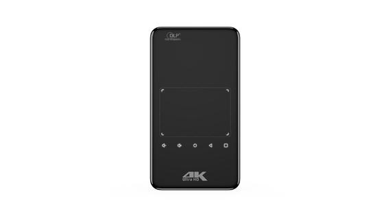 Flyin S90 4K Mini Portable Android Smart DLP Projektor WIFI Bluetooth aktiviert in Form von Mobiltelefon US Stecker LED-Lampe 3D-Batterie