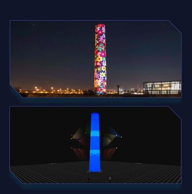 Flyin A1 4K verteilte konvergierte Serverkante Fusion Dome 3D-Mapping Immersive Raum Großes Veranstaltungsort Projektionssystem