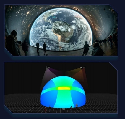 Flyin 2025 4K Multifunktions verteilte konvergierte Serverprojektionsgeräte für Edge Fusion Dome 3D Mapping Immersive Room