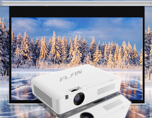 Flyin-C40W+ WXGA 4200 Lumen 3LCD-Laserprojektor Android Smart Business Konferenz Klassenzimmer Bildungsprojektor