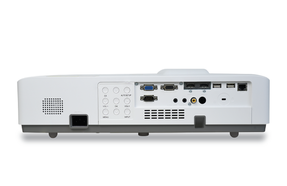 Flyin-E7U 7500 Lumens WUXGA 3LCD Laserprojektor 1.6x Zoom 5000000:1 Kontrast 4K für große Kirchenbildungen