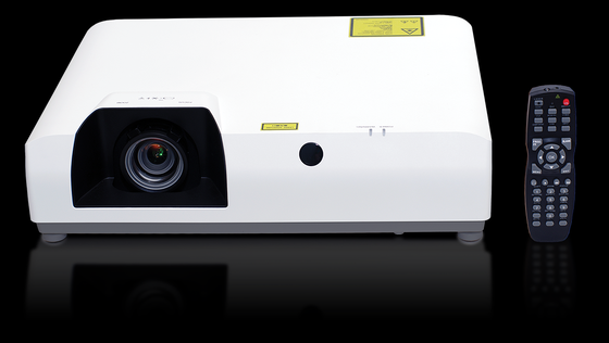 Flyin-E7U 7500 Lumens WUXGA 3LCD Laserprojektor 1.6x Zoom 5000000:1 Kontrast 4K für große Kirchenbildungen