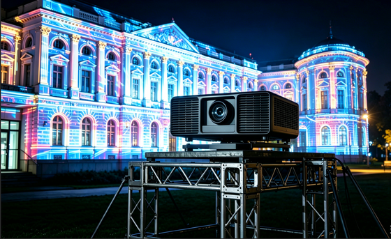 Laser-DLP-Projektor mit 13.000 Lumens Helligkeit 4K Kompatibel für große Außenanwendungen