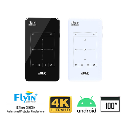 Ultra HD 4K stecken mobile wechselwirkende Projektoren DLPs tragbares Home Theater ein