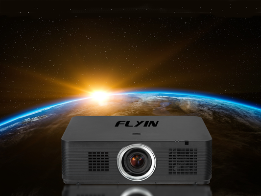 Flyin-K1200U 12000 Ansi Lumens WUXGA 3LCD Laser Projektor 1.8x elektrischer Zoom HDBaseT für große Hörsäle