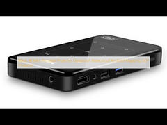 Schwarzes 4K Mini Portable Projector Dustproof Waterproof Android, das DLP-Projektor aufzeichnet