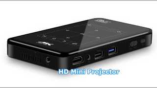 Mini-Projektor HD 4K Mirroring DLP Heimkino